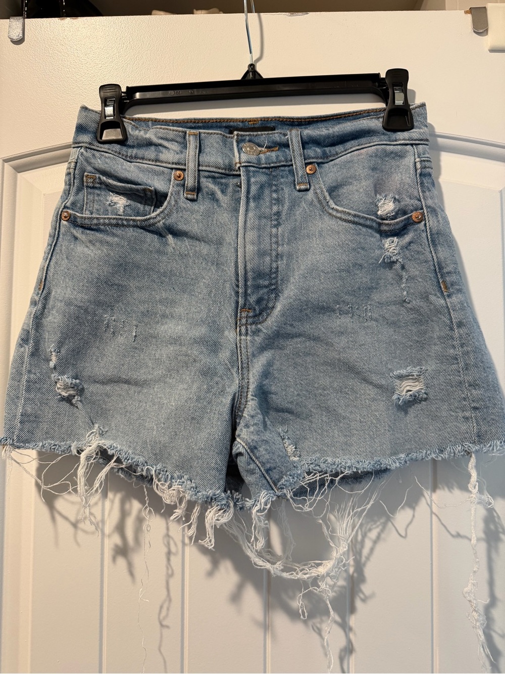 Express 90s high-rise jean shorts